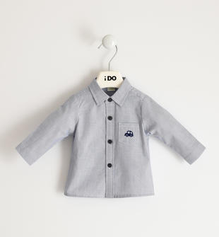 Camicia 100% cotone con stampa macchinina ido AVION-3816
