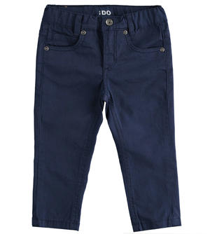 Pantalone modello cinque tasche in twill stretch ido NAVY-3854
