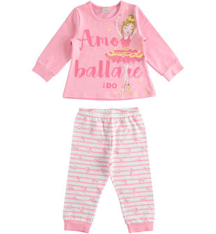 Pigiama lungo ballerina ido ROSA-2762