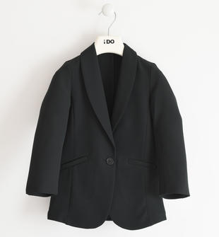 Elegante giacca con fodera in satin stretch ido NERO-0658
