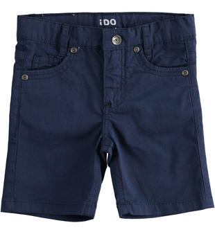 Versatile pantalone corto in twill stretch ido NAVY-3854