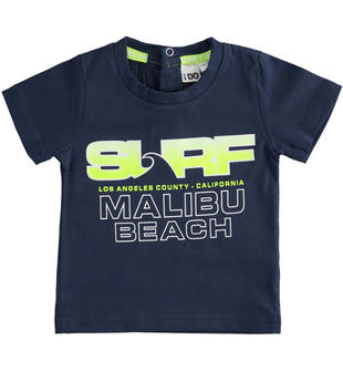 T-shirt 100% cotone linea beachwear ido NAVY-3854