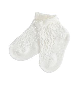 Eleganti calzine traforate per neonata ido