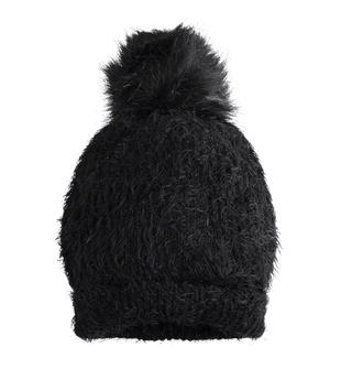 Cappello modello cuffia in morbido filato con pompon ido