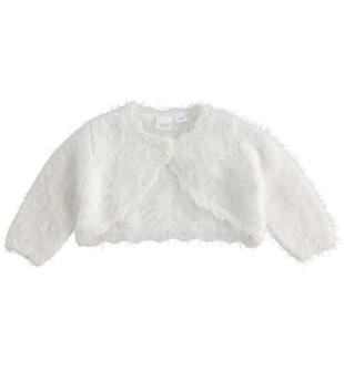 Coprispalle in tricot con tocco lurex ido PANNA-0112