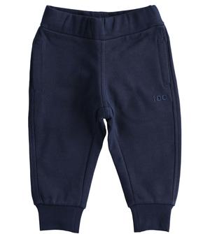 Pantalone in felpa con logo iDO ido NAVY-3885