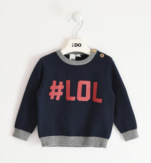 Maglia in tricot #LOL ido NAVY-3885