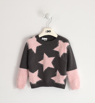 Maglia in tricot invernale con stelle ido IRON-0642