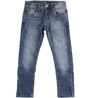 Pantalone in denim modello cinque tasche ido STONE WASHED-7450