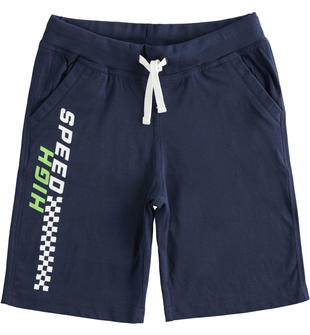 Bermuda bambino con stampe diverse ido NAVY-3854