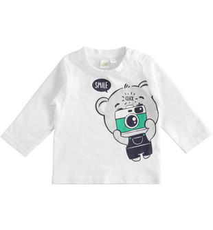 Maglietta neonato con stampe diverse 100% cotone ido