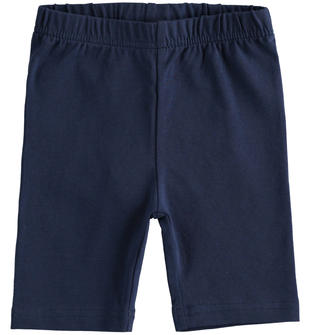 Pantaloncini bambina modello ciclista in jersey stretch ido NAVY-3854