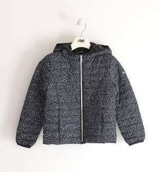 Piumino bambina modello 100 grammi ido BIANCO-NERO-6QA2