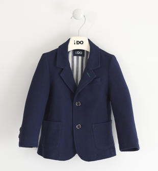 Giacca elegante bambino in 100% cotone ido NAVY-3854