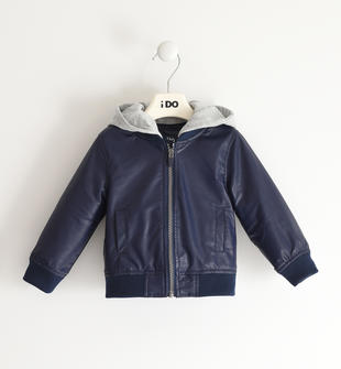 Giubbotto per bambino con cappuccio staccabile ido NAVY-3854