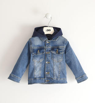 Giubbotto in denim con cappuccio per bambino ido