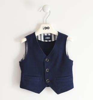 Gilet bambino in 100% cotone piquet ido