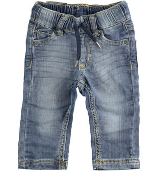 Jeans bambino in denim joggers fit ido