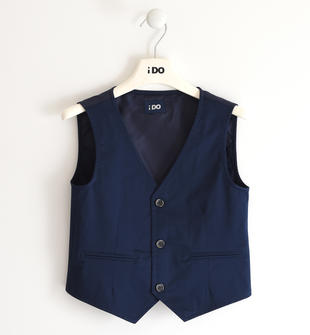 Elegante Gilet bambino in satin stretch ido