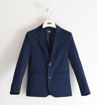 Giacca elegante bambino in satin stretch ido NAVY-3854