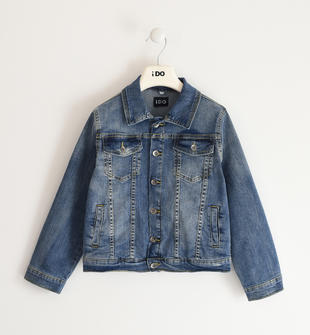 Giubbino jeans bambino in denim ido