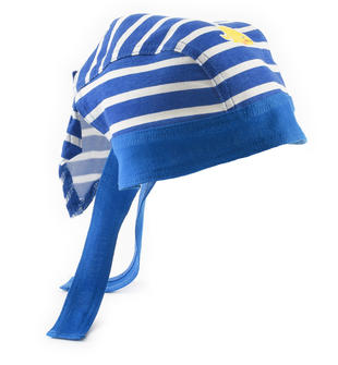 Bandana mare neonato 100% cotone ido ROYAL-BIANCO-6TD8