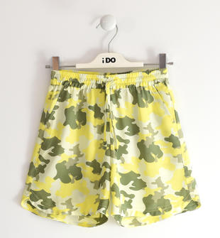 Shorts bambina in 100% viscosa varie fantasie ido VERDE-GIALLO-6SV3