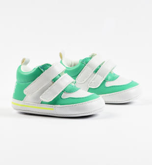 Scarpine per neonato modello sneakers con stampa ido VERDE-5034