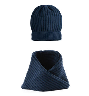 Set cappello e sciarpa bambino ido NAVY-3885