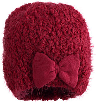 Berretto bambina in tricot ido BORDEAUX-2537