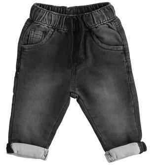 Jeans bimbo con risvoltino ido NERO-7990