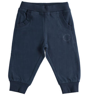Pantalone bambino in jersey ido NAVY-3885