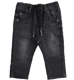 Jeans strappati bambino ido NERO-7990