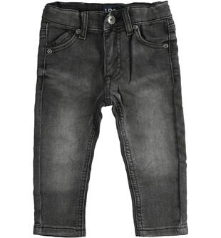 Jeans bambino in stretch di cotone ido NERO-7991
