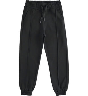 Pantalone tuta ragazza ido NERO-0658