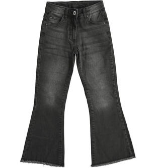 Jeans larghi ragazza ido GRIGIO SCURO-7993