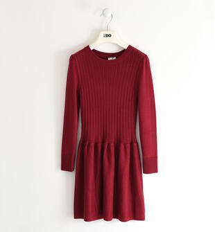 Abito ragazza in tricot ido BORDEAUX-2537