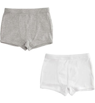 Set boxer ragazzo in cotone ido