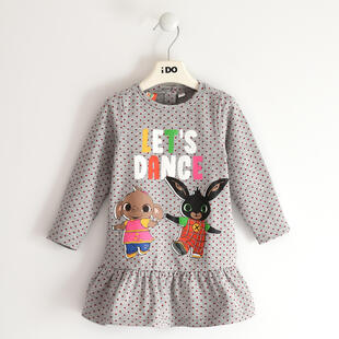 Vestito bambina capsule Bing ido GRIGIO MELANGE-ROSSO-6UH7