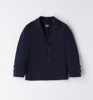 Elegante giacca bambino lino ido NAVY-3854