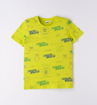 T-shirt scritte per ragazzo ido VERDE-BLUETTE-6VQ3