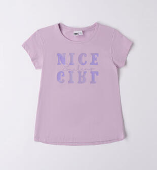 T-shirt lilla per ragazza ido LILLA-3321