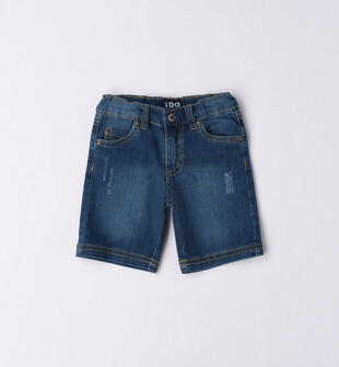 Morbido jeans corto per bambino ido STONE WASHED-7450