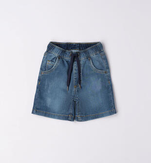Pantalone corto in morbido jeans per bambino ido STONE BLEACH-7350
