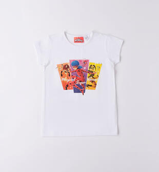 T-shirt bambina "Miraculous" ido BIANCO-0113