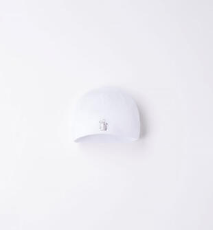 Cappello cuffia neonati ido BIANCO-0113