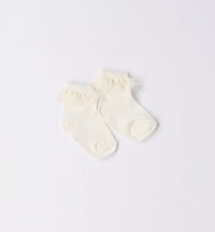 Eleganti calzine neonata con ruches ido PANNA-0112