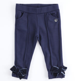 Elegante pantalone in punto milano stretch per bambina da 6 mesi a 7 anni  iDO - PANTALONI - 6-36 Mesi - Bambina