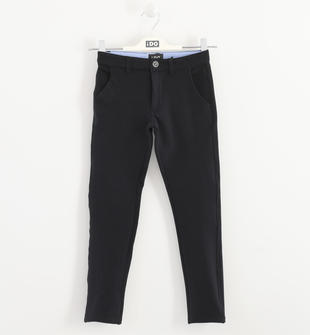 Pantalone in maglia modello chinos ido NERO-0658