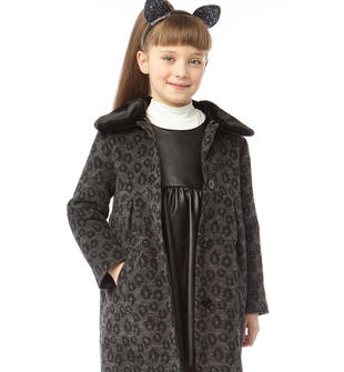 dove acquistare sporco nuovi speciali Elegante cappotto in panno laniero fantasia maculata per bambina ... dove acquistare sporco nuovi speciali Elegante cappotto in panno laniero fantasia maculata per bambina ...